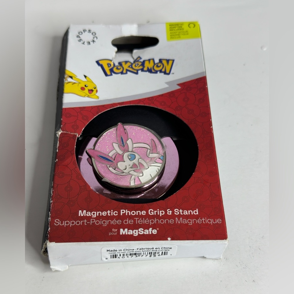 PopSockets Pokémon Magnetic Cell Phone Grip/w MagSafe adapter Ring Sylveons Drm